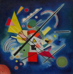 Wasily Kandinsky Blue Painting 1924