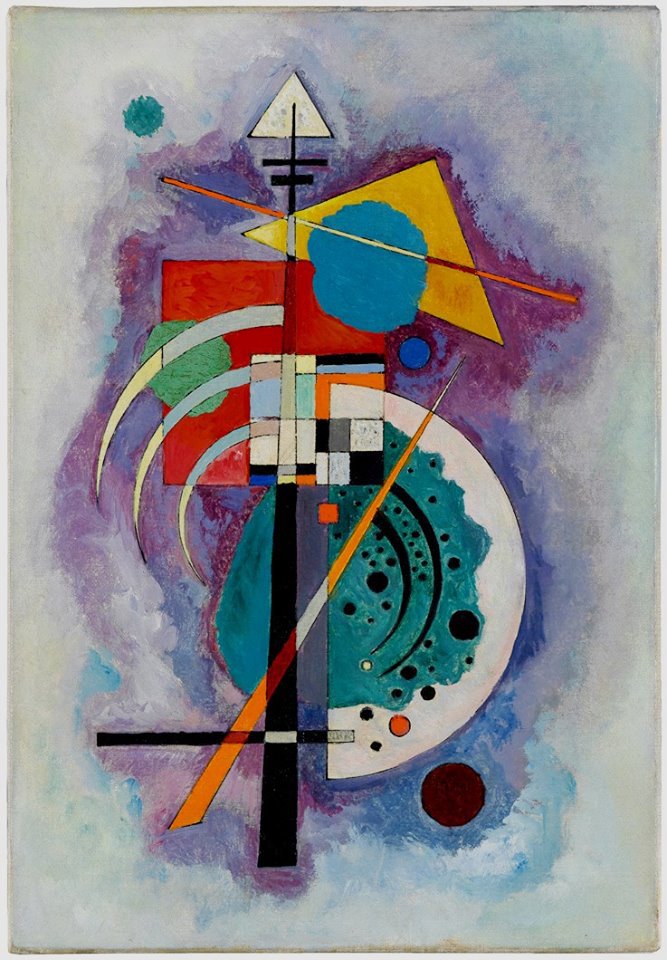 Peinture sur toile, reproduction de Wassily Kandinsky Komposition No. 350 Hommage A Grohmann 1926 Oil On Canvas qualité musée