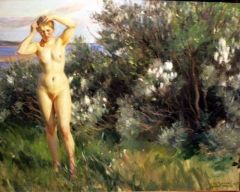 Zorn Anders By Lake Siljan 1905