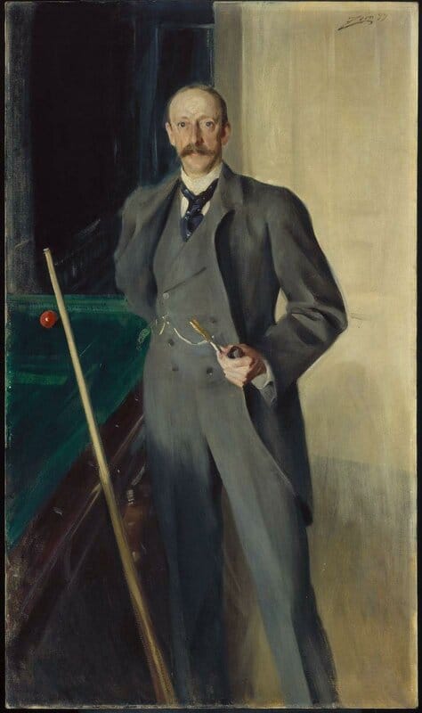 Peinture sur toile, reproduction de Zorn Anders George Peabody Gardner 1899 qualité musée