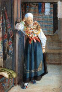 Zorn Anders Interior With Woman