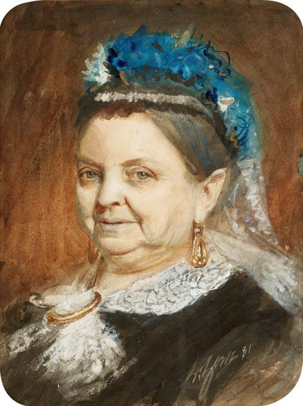 Peinture sur toile, reproduction de Zorn Anders Portrait Of An Old Lady qualité musée