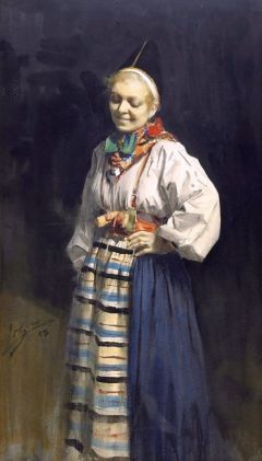 Zorn Anders Rattvikskulla 1883
