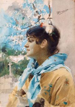 Zorn Anders Spanish Girl In Profile