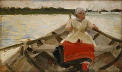 Zorn Anders Studie Till Kyrkfarden 1889